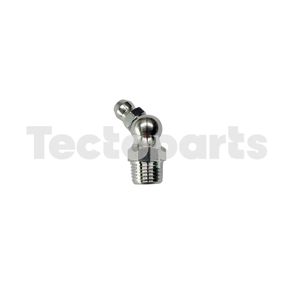 [K03GNBT18X45] Grease Nipple / Angled 45°， 1/8"-28 Taper Thread